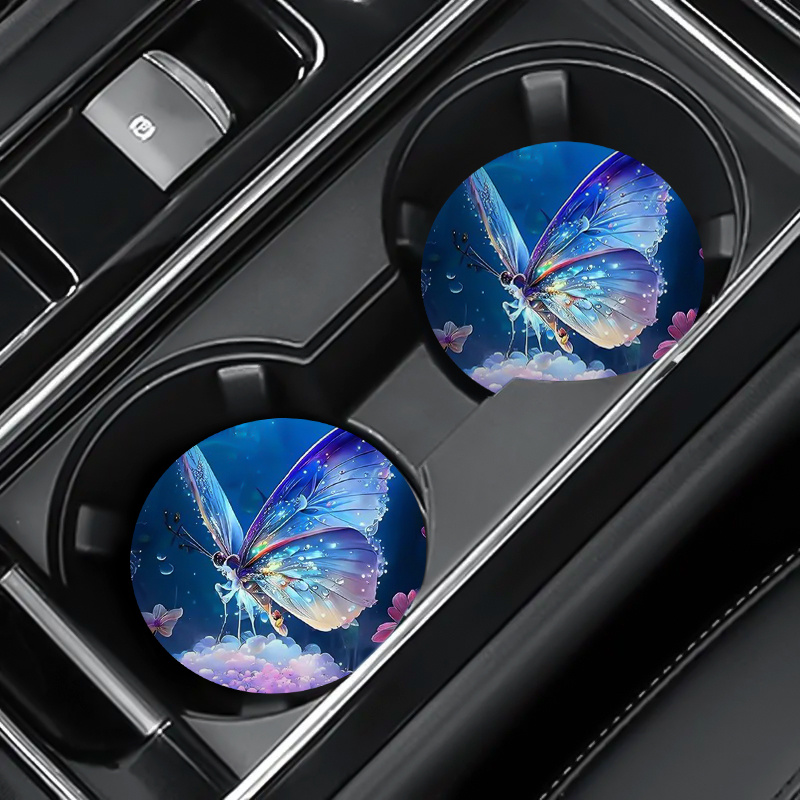 Unique Table Accessories - 2 pièces de magnifiques dessous-de-verre papillon