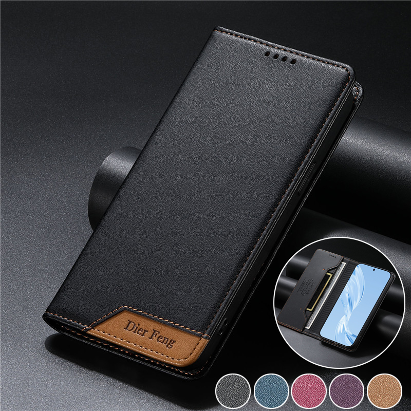 Oppo Tablet Accessories - Étui portefeuille de luxe pour Realme