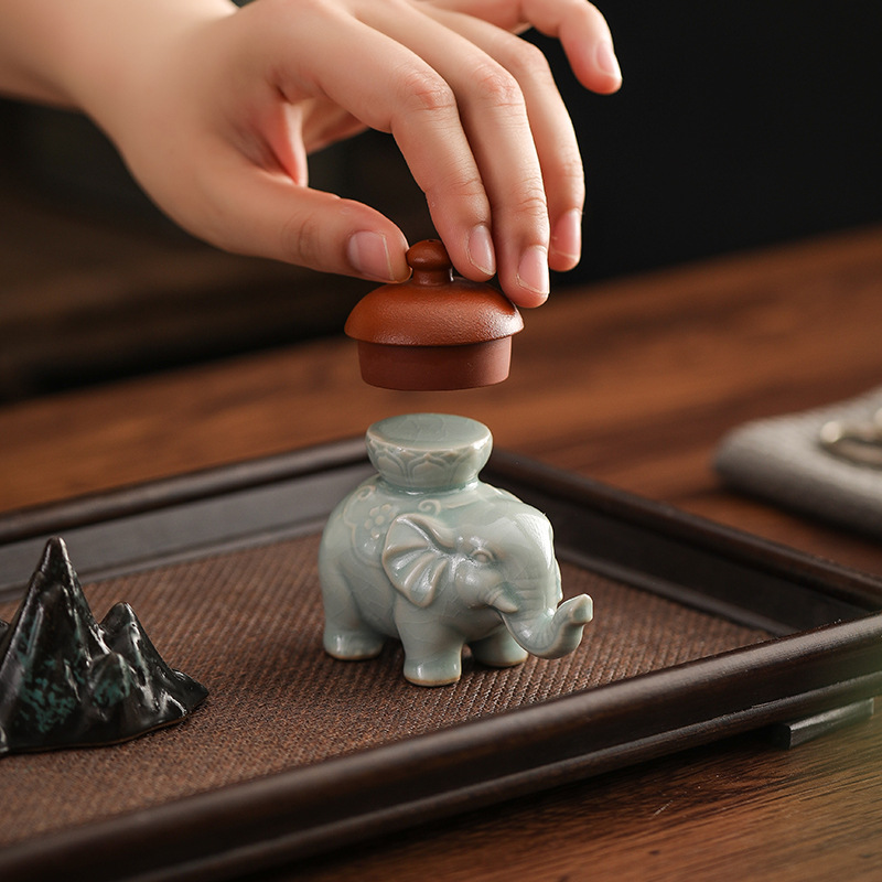 Unique Table Accessories - Support de couvercle créatif en céramique