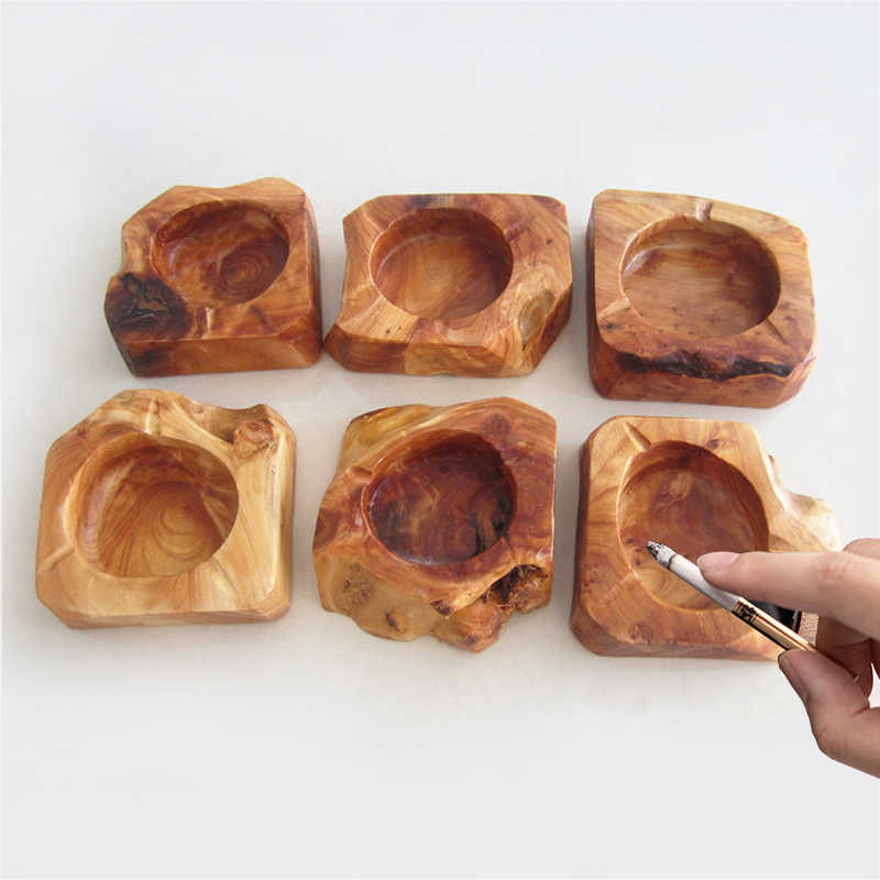 Cendrier Unique en bois nature - Office Table Accessories Unique avis et prix