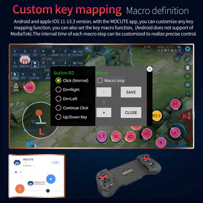 Manette de jeu pour téléphone  - Android Tablet Gaming Accessories avis et prix