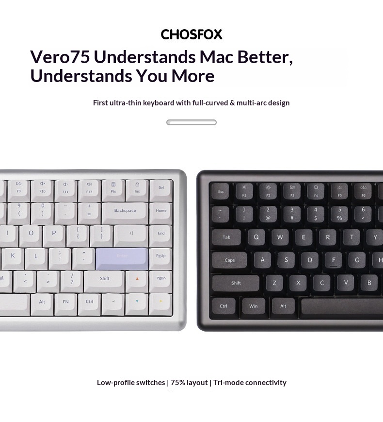 Clavier mécanique Vero75 à pro - Android Tablet Gaming Accessories avis et prix