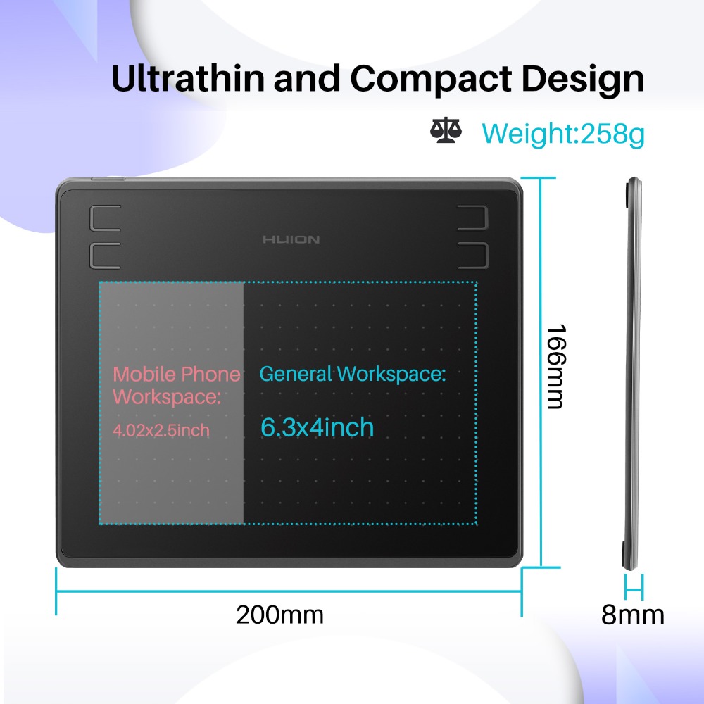 Huion-Tablette de dessin numér - Graphic Tablet Accessories avis et prix