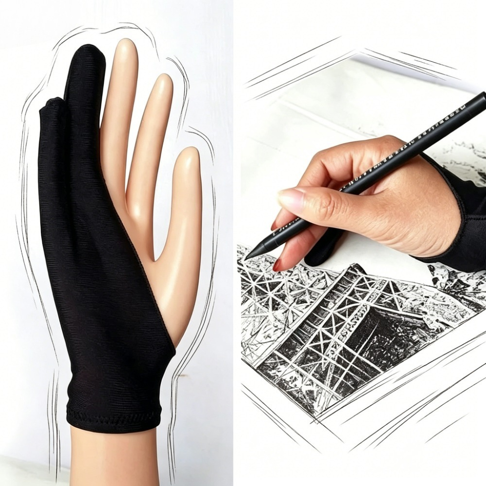 Gants à deux doigts pour artis - Drawing Glove Artist avis et prix