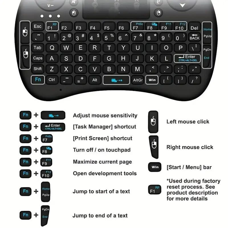 Mini clavier sans fil 2.4GHz,  - Accessories For Android Tablet avis et prix