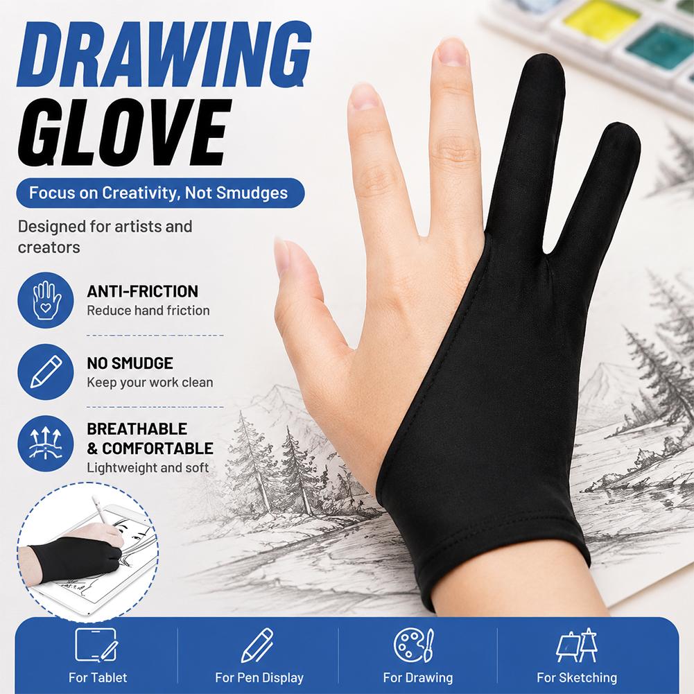 Gant de dessin anti-tactile po - Drawing Glove Artist avis et prix